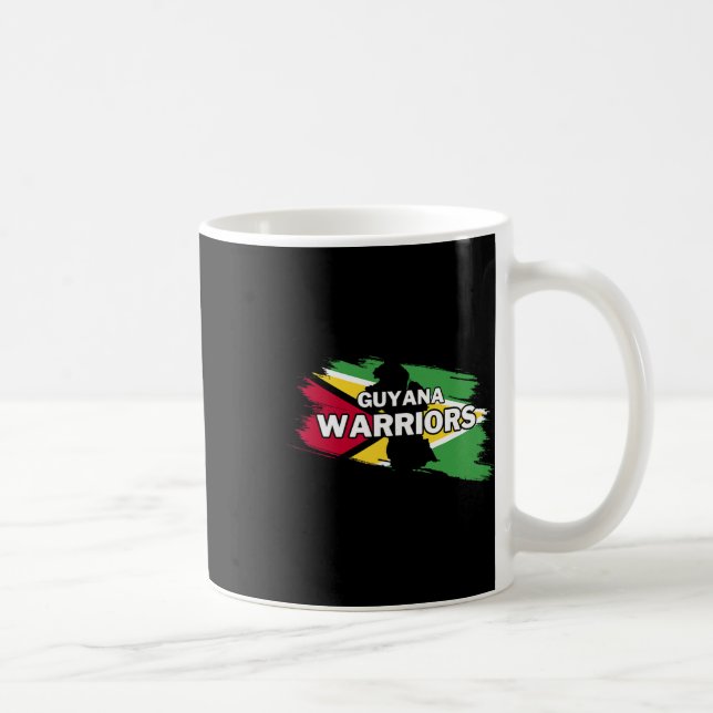 Guyana Warriors Cricket  Kaffeetasse (Rechts)