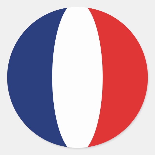Guyane Fisheye Flag-Aufkleber Runder Aufkleber (Vorderseite)