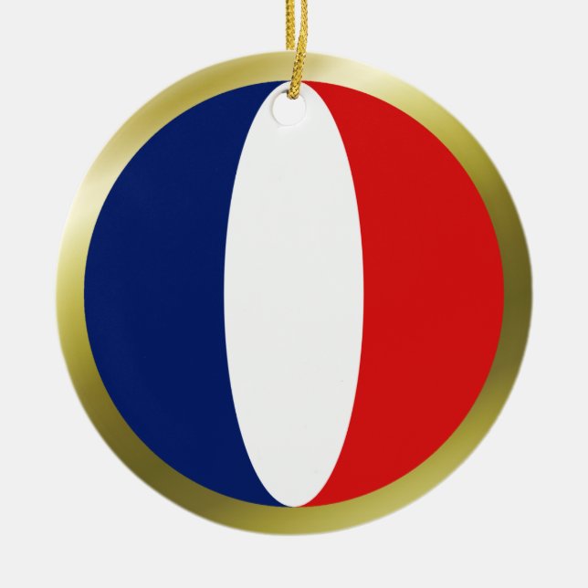 Guyane Flag Ornament (Vorne)