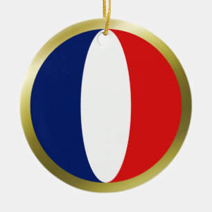 Guyane-Flaggen-Ornament Keramikornament