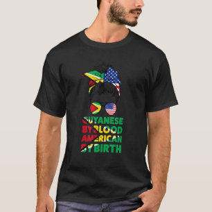 Guyaner von Blood American von Birth Guyana Guyane T-Shirt