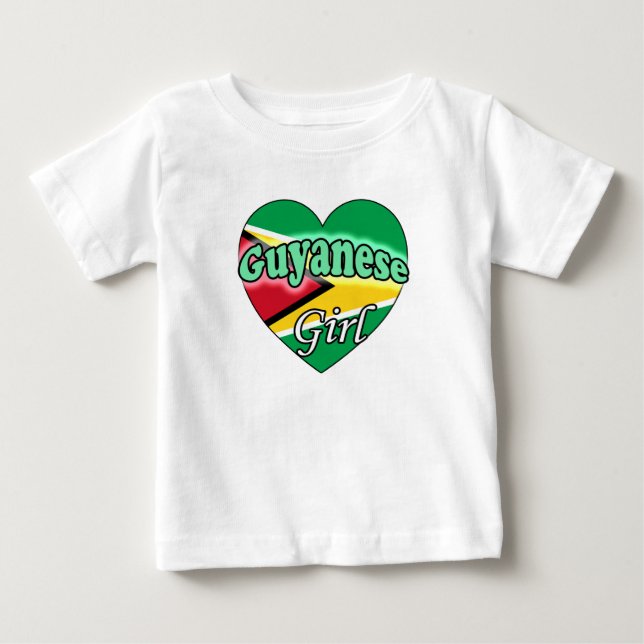 Guyanese Girl Baby T-shirt (Vorderseite)