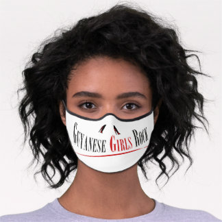 Guyanese Girls Rock Mask Premium Mund-Nasen-Maske