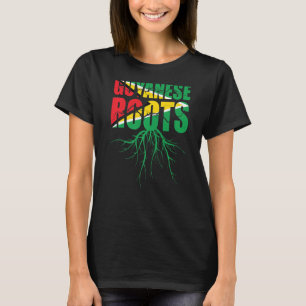 Guyanese Roots Guyana Flagge Roots Männer Frauen T-Shirt