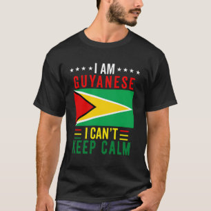 Guyanische Flagge für Männer Frauen Guyana Stolz E T-Shirt