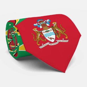 Guyanische Flagge und Wappen, Flagge von Guyana Krawatte