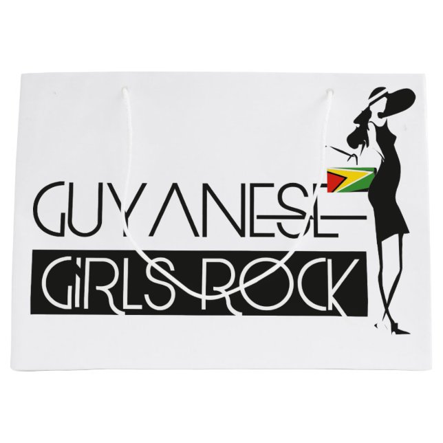 Guyanische Mädchen-Geschenk-Tasche Große Geschenktüte (Vorderseite)