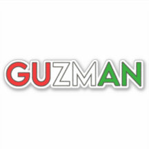 GUZMAN 01-6" STICKER