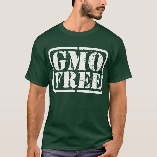 GVO-frei - weiß T-Shirt (Vorderseite)
