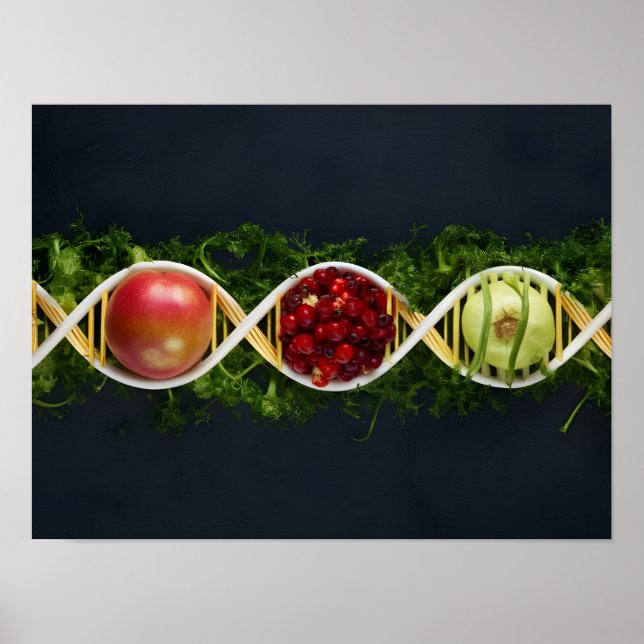 GVO-Lebensmittel und gentechnisch veränderte Kultu Poster (Vorne)