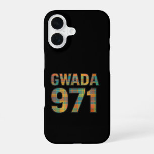 Gwada 971 Madras - Guadeloupeanischer Stolz iPhone 16 Hülle