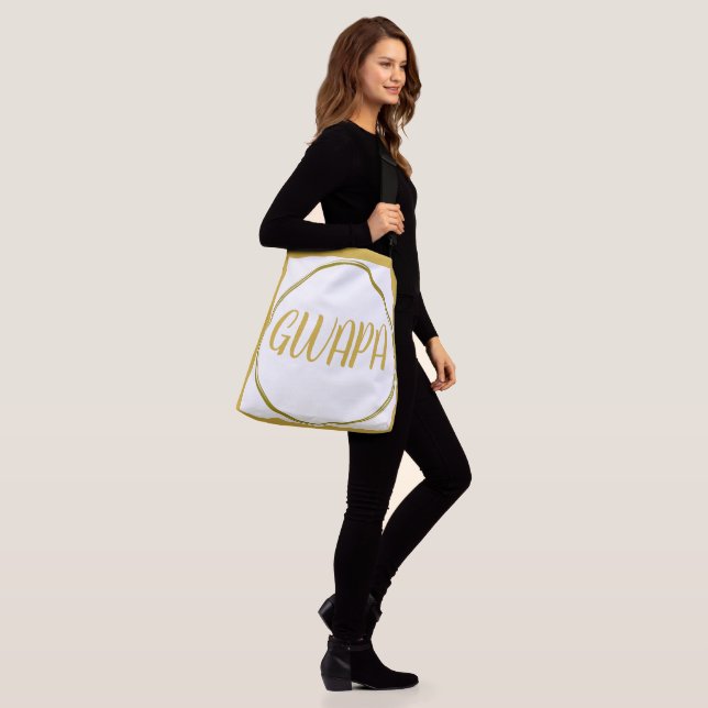 Gwapa_gold_ Tragetaschen Mit Langen Trägern (Am Model)
