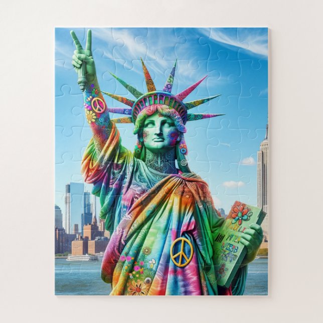 Gweb Statue of Liberty Puzzle (Vertikal)