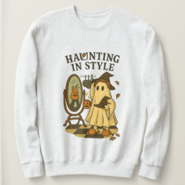 Gwendolyn der Geist bekommt zu Halloween Glanz! Sweatshirt