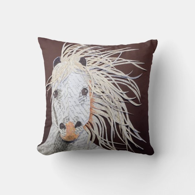 Gwnndelyn, Waliser-Pony-Collagen-Kissen Kissen (Vorderseite)