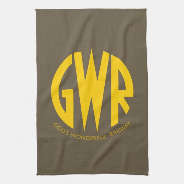 GWR Große Western Eisenbahn 1930 Züge Wanderrodelb Handtuch (Vertikal)