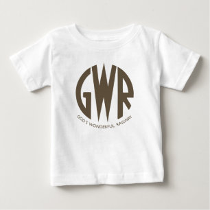 GWR Große Western Eisenbahn Bahn - Albergo Colmani Baby T-shirt