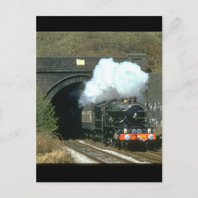 GWR Nr. 4079 Pendennis Castle_Steam Trains Postkarte (Vorderseite)