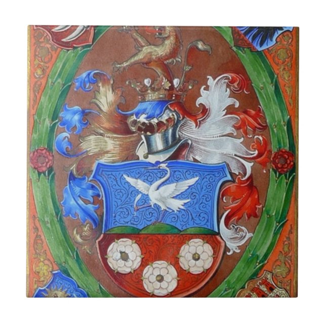 Gyarfas coat of arms fliese (Vorderseite)
