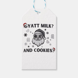 Gyatt Milch und Kekse Lustiger Santa Gen Alpha Geschenkanhänger
