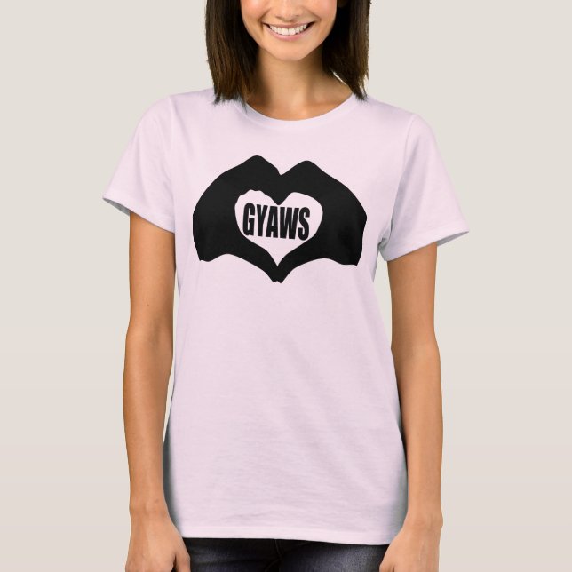 GYAWS 2016 Herz-Hände - Frauen T-Shirt (Vorderseite)