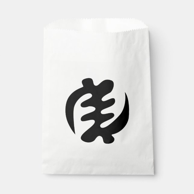 Gye Nyame | Gott ist das höchste Adinkra-Symbol Geschenktütchen (Vorderseite)