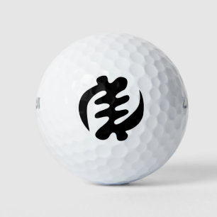 Gye Nyame Gott ist das höchste Adinkra-Symbol Golfball