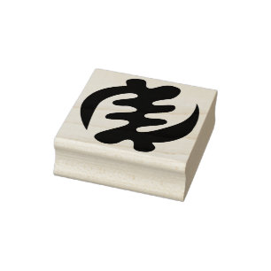 Gye Nyame Gott ist das höchste Adinkra-Symbol Gummistempel