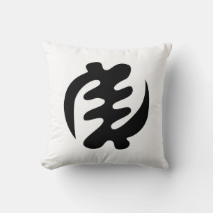 Gye Nyame   Gott ist das höchste Adinkra-Symbol Kissen