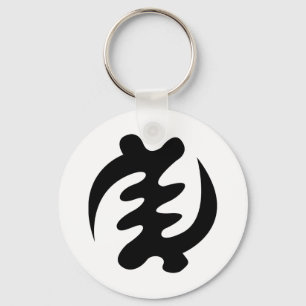 Gye Nyame Gott ist das höchste Adinkra-Symbol Schlüsselanhänger