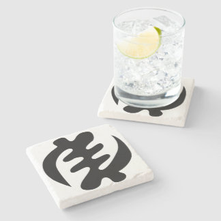 Gye Nyame | Gott ist das höchste Adinkra-Symbol Steinuntersetzer