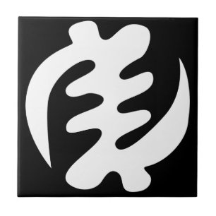 Gye Nyame   Gott ist höchstes Adinkra-Symbol Fliese