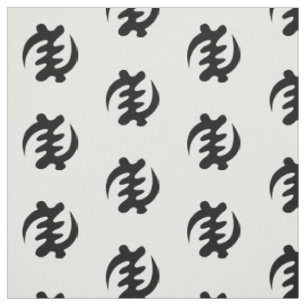 Gye Nyame   Gott ist Oberstes Adinkra Symbol Stoff