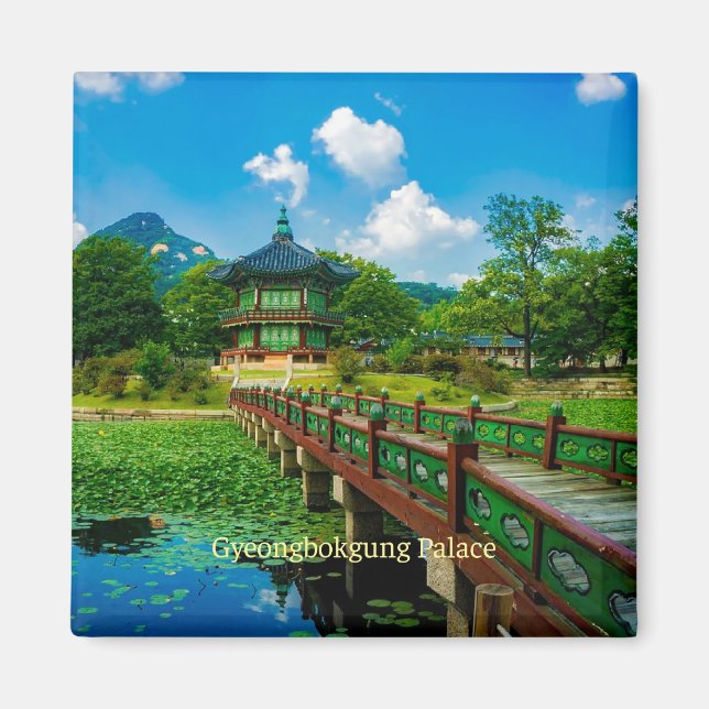 Gyeongbokgung Palace, Südkorea Magnet (Vorne)