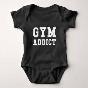 GYM ADDICT BABY STRAMPLER