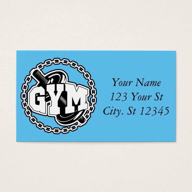 Gym Barbell Logo Thunder_Cove (Vorderseite)