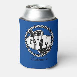 Gym Barbell Logo Thunder_Cove Dosenkühler