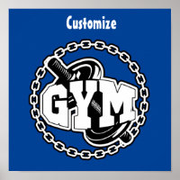 Gym Barbell Logo Thunder_Cove