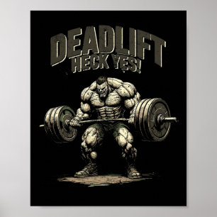 Gym-Biest Bodybuilding-Workout-Motivations-T-Shirt Poster