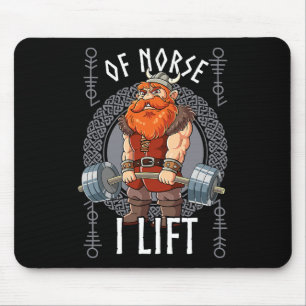 Gym Bodybuilding-Training von Norse I Lift Viking  Mousepad