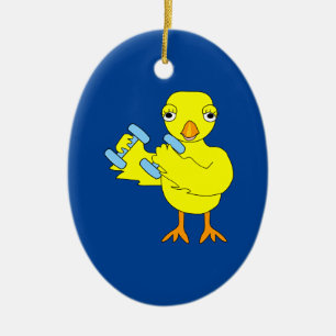 Gym Chick Keramik Ornament