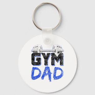 Gym Dad Fitness Workout Gewichtheben Training Fett Schlüsselanhänger