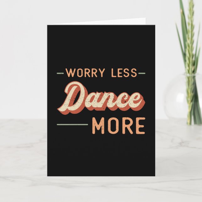 Gym Fitness Dance Workout Sportgeschenk Idee Karte (Vorderseite)