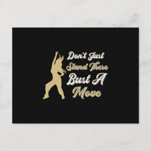 Gym Fitness Dancing Workout Tanz Sportgeschenk Ide Postkarte
