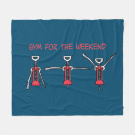 Gym for the weekend fleecedecke