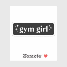 Gym Girl Ästhetik Aufkleber