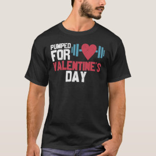 Gym Goers Weight Lifting für Valentine Day T-Shirt