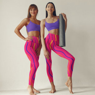 Gym Gym Yoga Femmes Entraînement Leggings Rose
