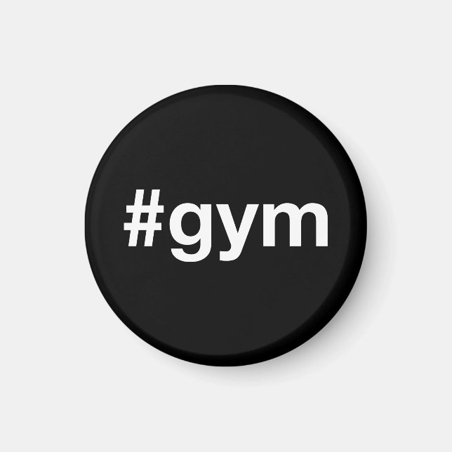 GYM Hashtag Magnet (Vorne)