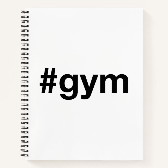 GYM Hashtag Notizbuch (Vorderseite)